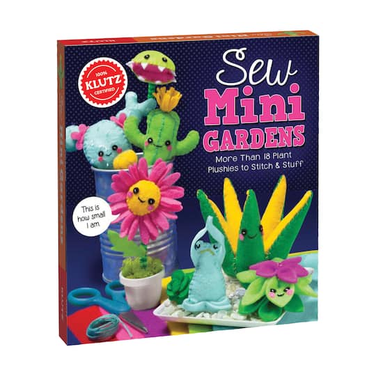Klutz Sew Mini Gardens Sewing Kit, One Size, Multiple Colors